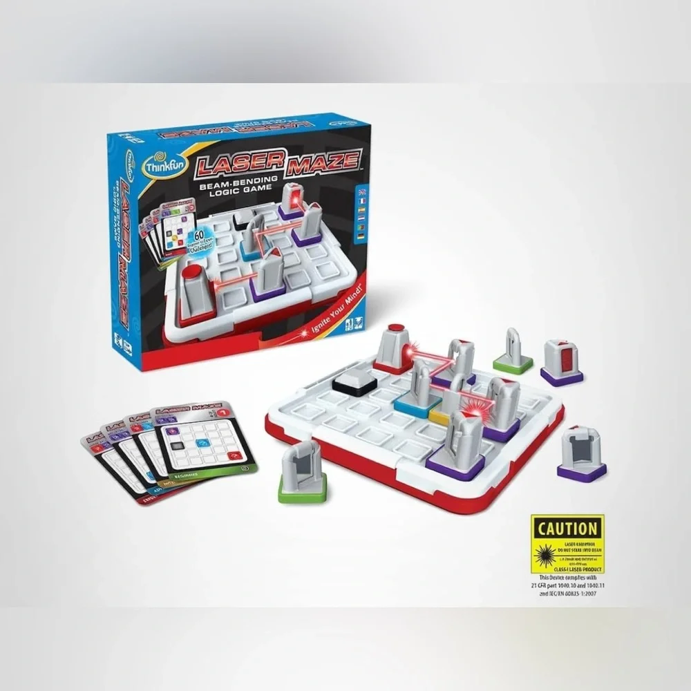 Think Fun Laser Maze (Class 1) Brain Game and STEM Toy for Boys and Girls